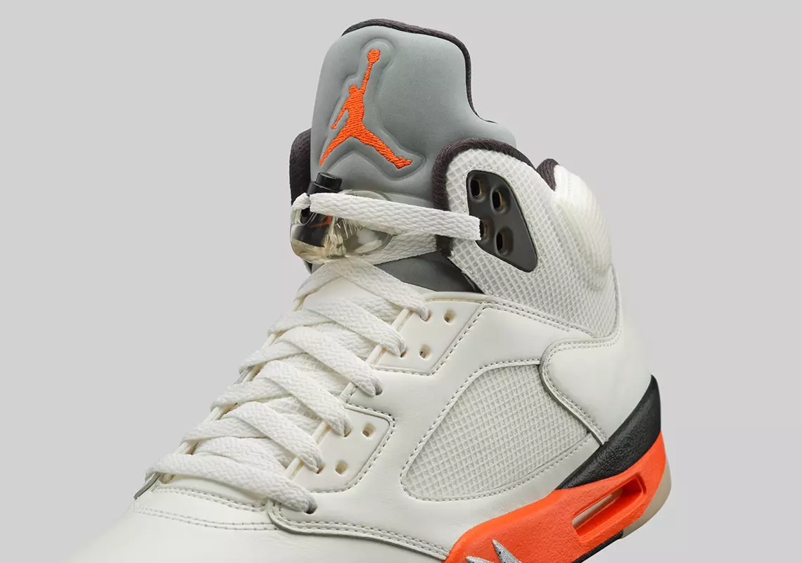 Air Jordan 5 Shattered Backboard Orange Blaze DC1060-100 Harga Tarikh Tayangan