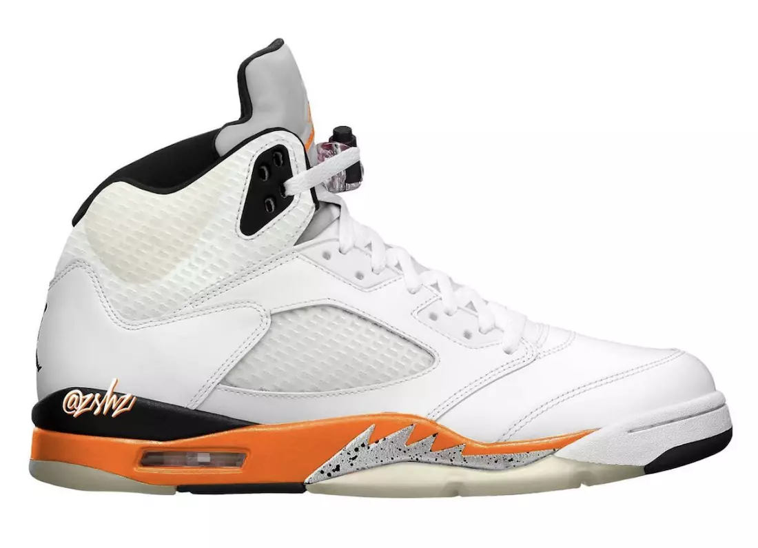 Air Jordan 5 Orange Blaze Shattered Backboard DC1060-100 Թողարկման ամսաթիվ