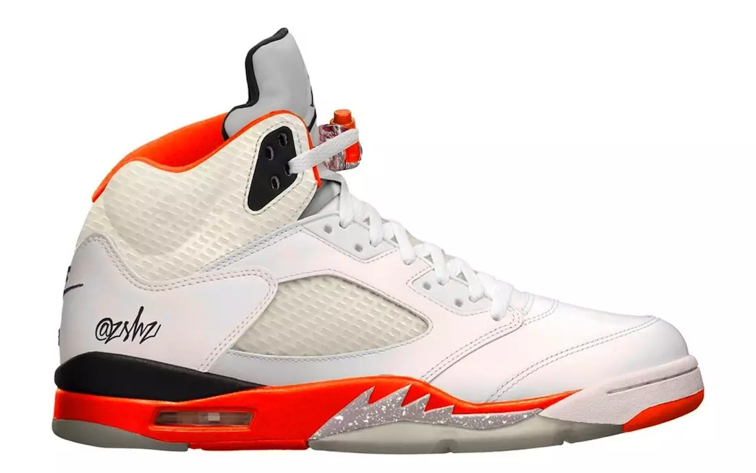 Air Jordan 5 Orange Blaze DC1060-100 Թողարկման ամսաթվի մոդել