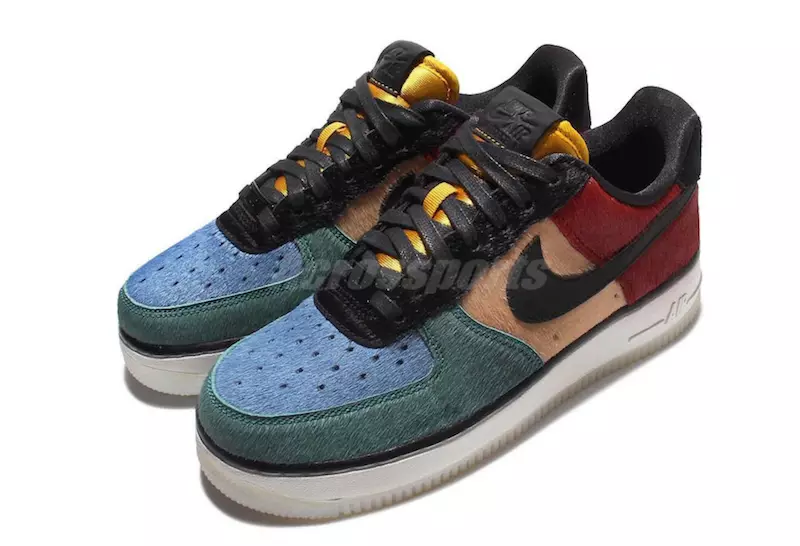 Nike Air Force 1 PRM Tóc ngựa nhiều màu 616725-400