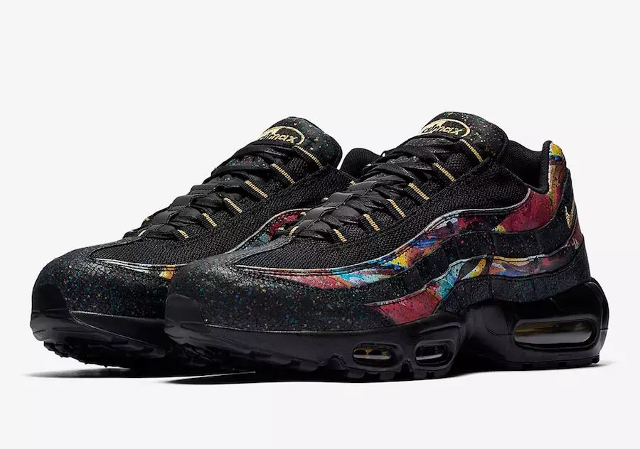 Nike Air Max 95 Black Gold Cobalt Blaze AT6142-001