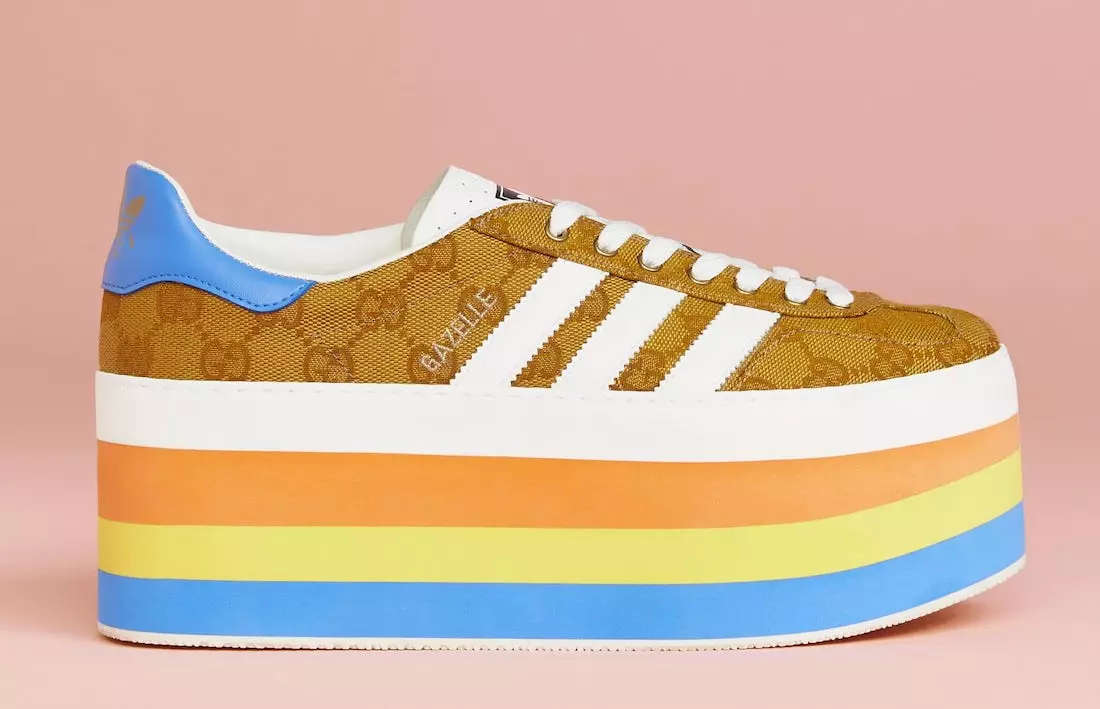 Gucci adidas GG Gazelle HQ7085 Tanggal Rilis