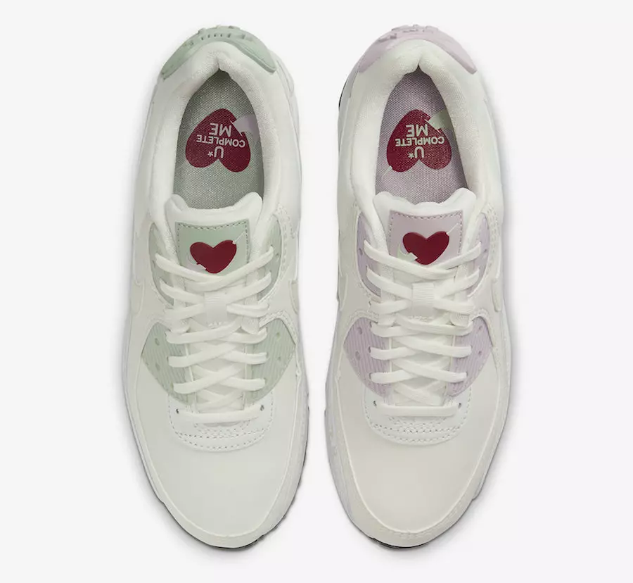 Ημερομηνία κυκλοφορίας Nike Air Max 90 Valentines Day CI7395-100