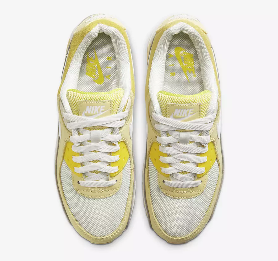 تاریخ عرضه Nike Air Max 90 Lemon CW2654-700