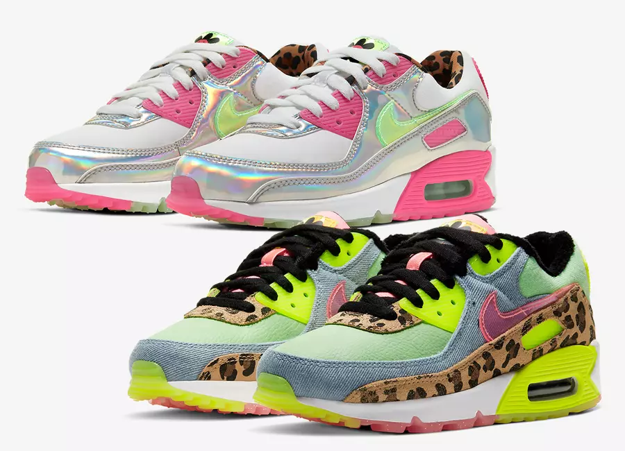 Nike lägger till Daisy-logotyper och leopardtryck på dessa Air Max 90-tal