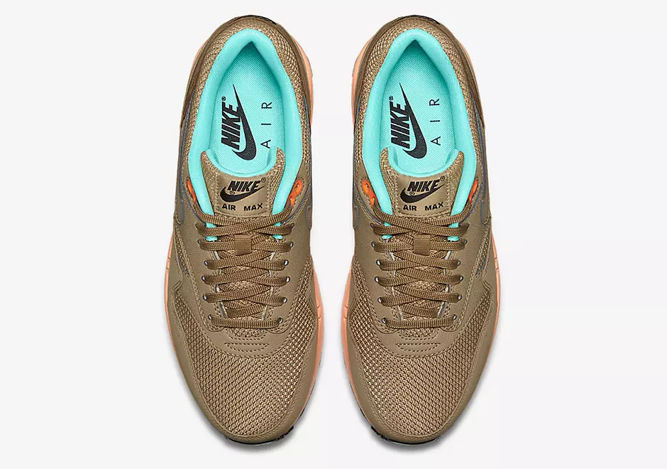 Nike Air Max 1 FB Hay Sunset Glow Verde azulado artesanal