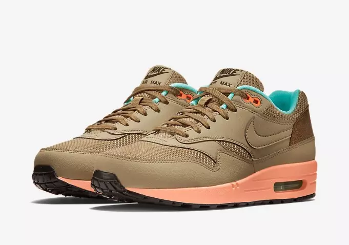 Nike Air Max 1 FB Hay Sunset Glow Artisan Бирюзовый