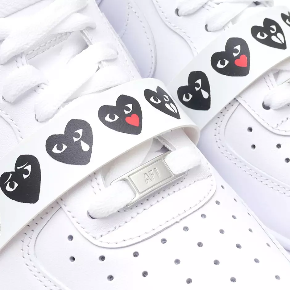 Pacchetto Emoji Comme des Garcons x Nike Air Force 1 Low