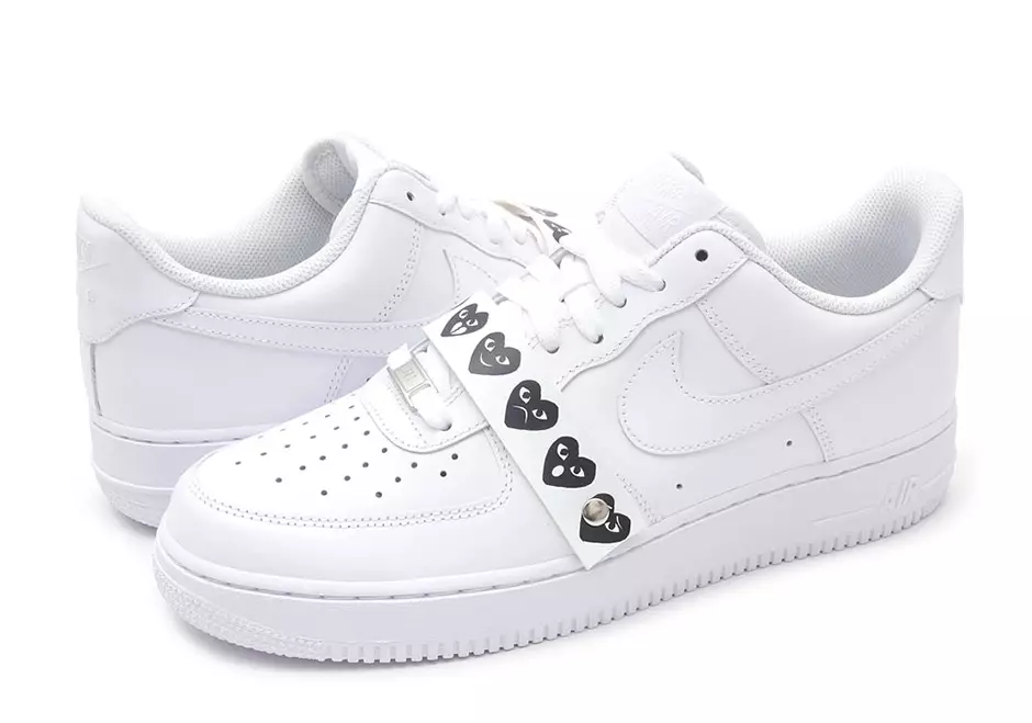 Comme des Garcons x Nike Air Force 1 Төмөн Эмодзи топтому