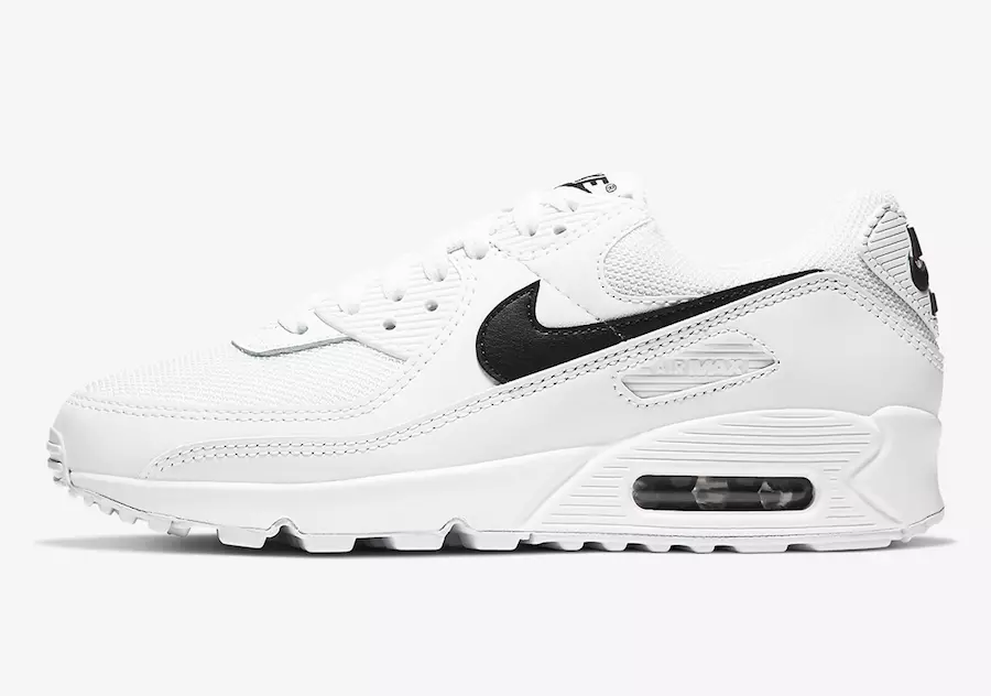 Nike Air Max 90 WMNS Սպիտակ Սև CQ2560-101 Թողարկման ամսաթիվ