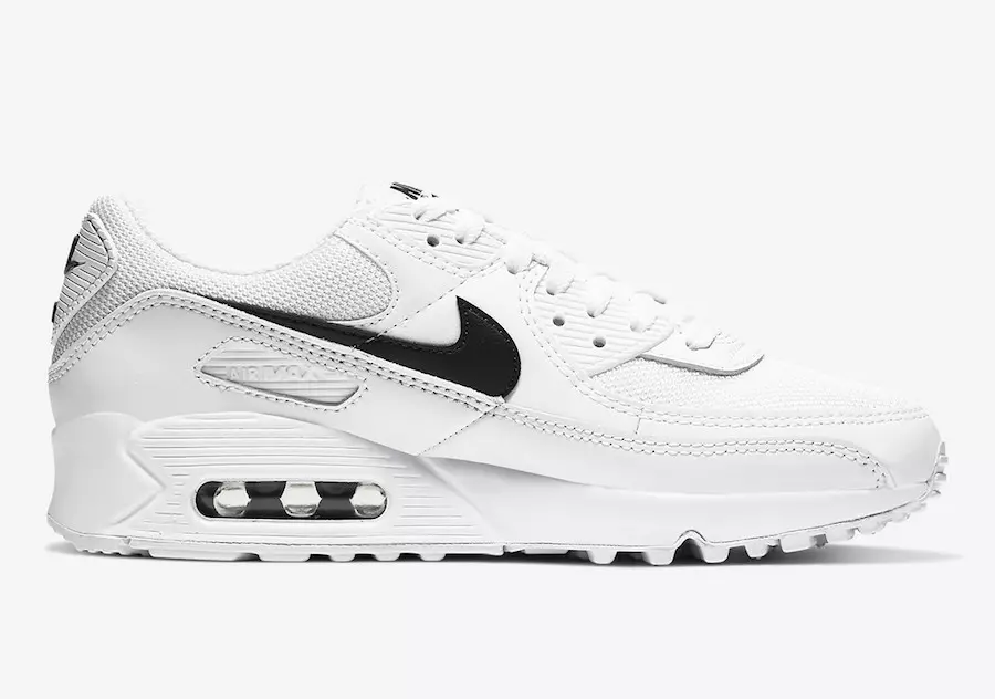 Nike Air Max 90 WMNS Սպիտակ Սև CQ2560-101 Թողարկման ամսաթիվ