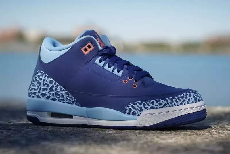 Кепка Air Jordan 3 Blue Dark Purple Dust Atomic Pink