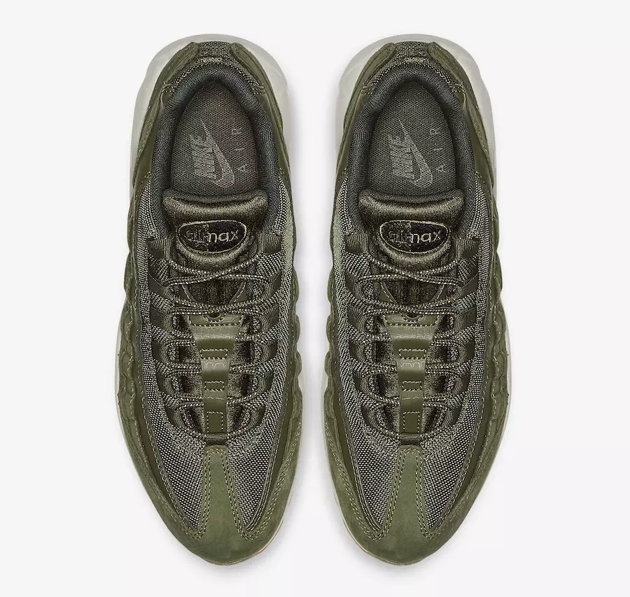 Nike Air Max 95 Olive Canvas AJ2018-300 Шығарылым күні