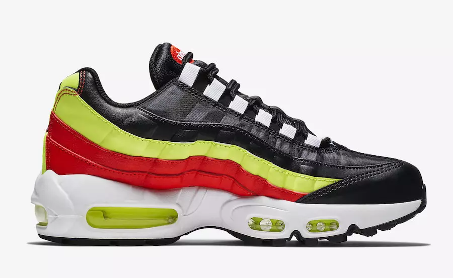 Nike Air Max 95 Black Neon Red 307960-019 Išleidimo data