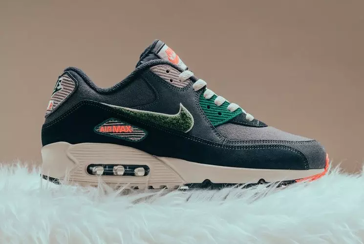 Nike Air Max 90 Oil Grey Regnskog