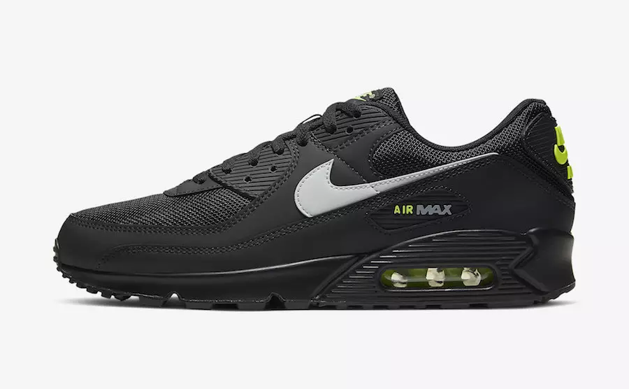 Nike Air Max 90 Black Volt CV1634-001 Թողարկման ամսաթիվ