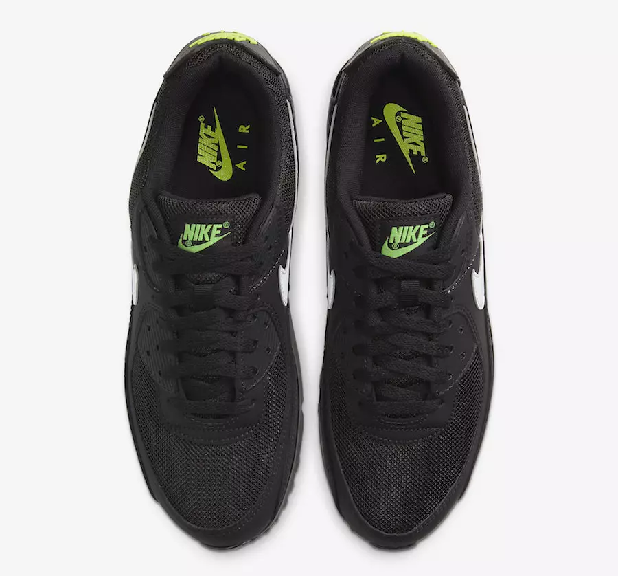 Nike Air Max 90 Black Volt CV1634-001 Megjelenés dátuma