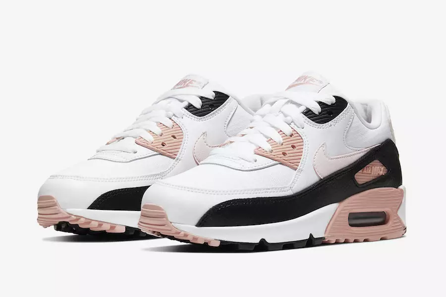 이 Nike Air Max 90에 사용된 소프트 핑크 악센트