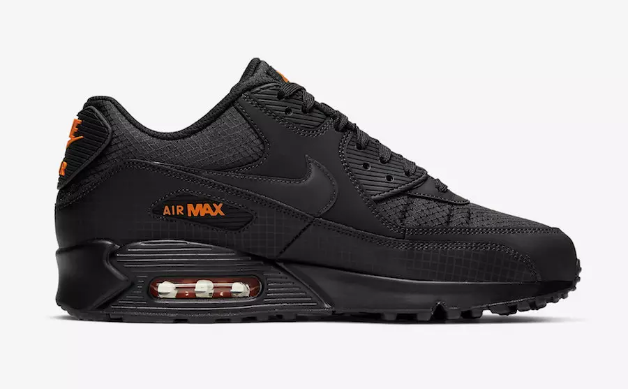 Nike Air Max 90 musta oranssi CT2533-001 julkaisupäivä