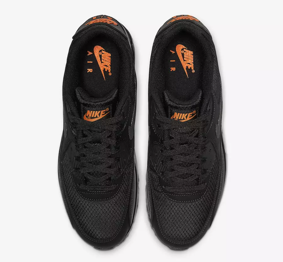 Nike Air Max 90 musta oranssi CT2533-001 julkaisupäivä