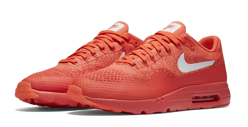 Nike Air Max 1 Ultra Flyknit Crimson Bright