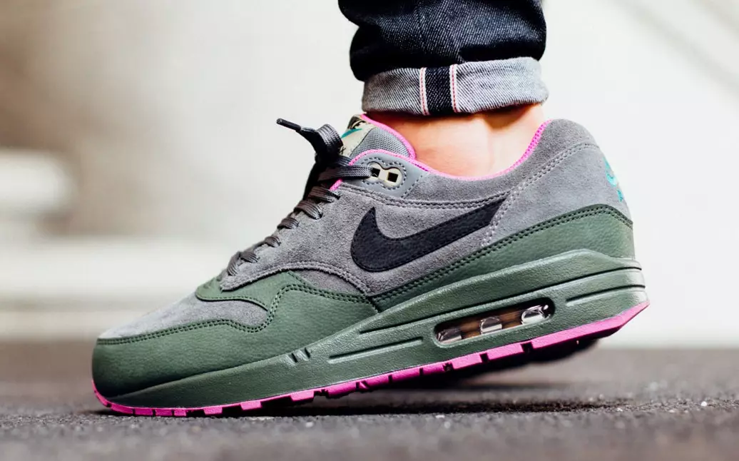 Nike Air Max 1 ტყავის მუქი პიუტერი