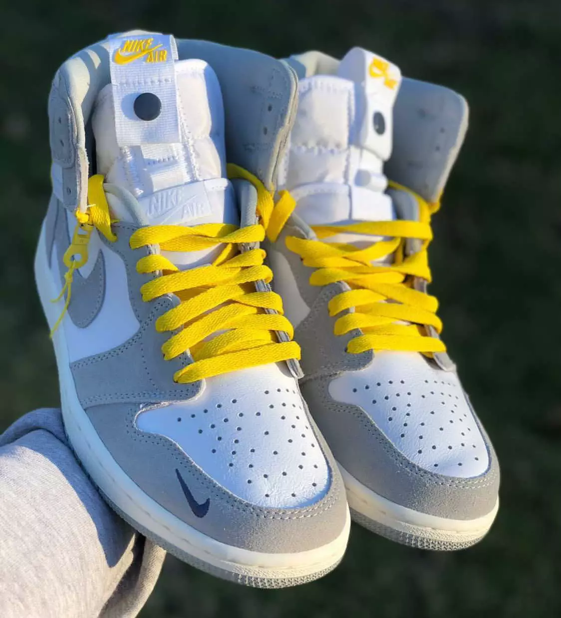 Air Jordan 1 Switch Smoke Light Gray CW6576-100 Санаи барориши