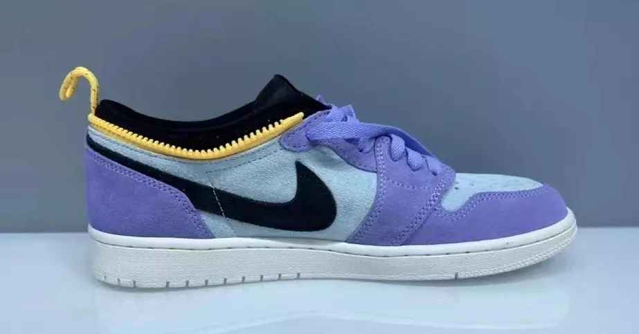 Air Jordan 1 High Switch Purple Pulse Glacier Blue Sail Қара Шығарылым күні