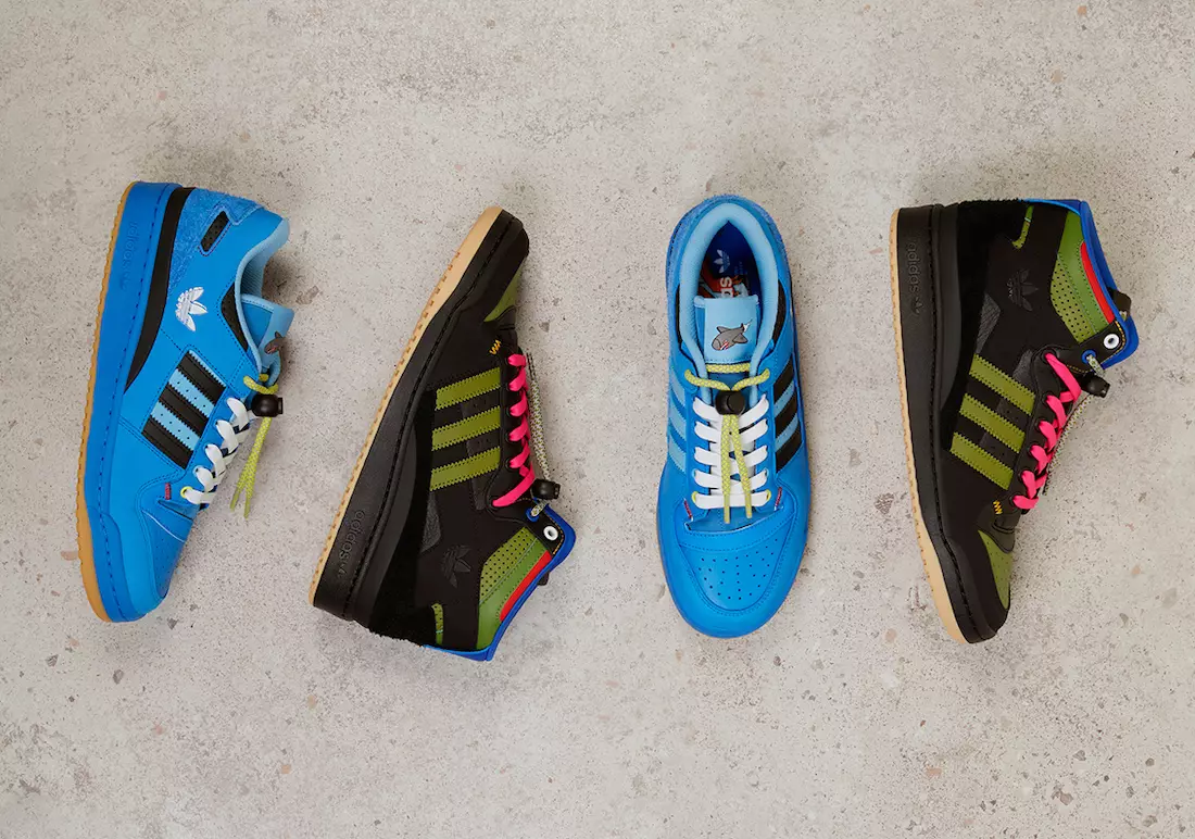 Hebru Brantlija vardes zēns un raķete ir iekļauti viņa Adidas Forum Collab programmā