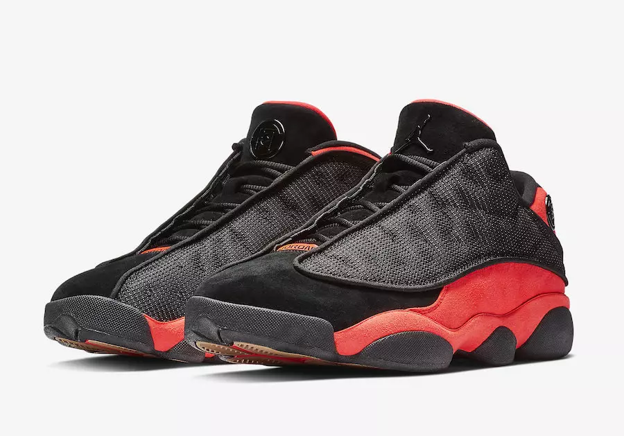 Clot Air Jordan 13 Low Black Infraroutstrahlung AT3102-006 Release Datum Präis