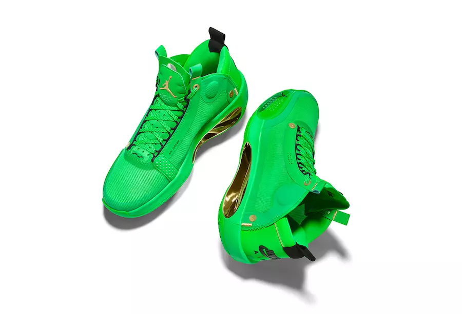 Jayson Tatum Air Jordan 34 PE Verde PE