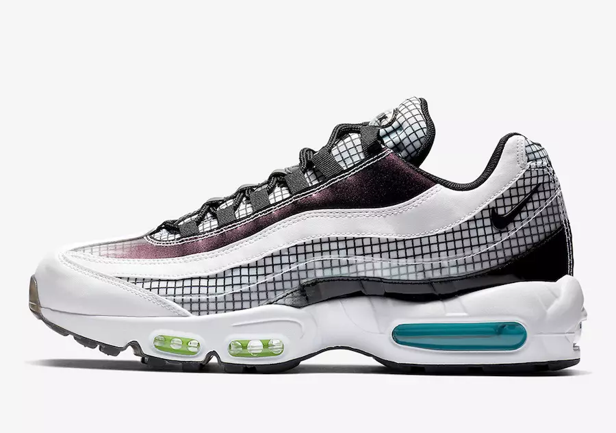 Nike Air Max 95 גריד פּאַק AO2450-100 מעלדונג טאָג