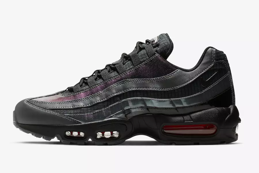 Nike Air Max 95 Black Ember Glow Tumehall AO2450-001 Väljalaskekuupäev