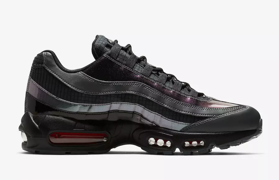 Nike Air Max 95 Black Ember Glow Dark Grey AO2450-001 מעלדונג טאָג