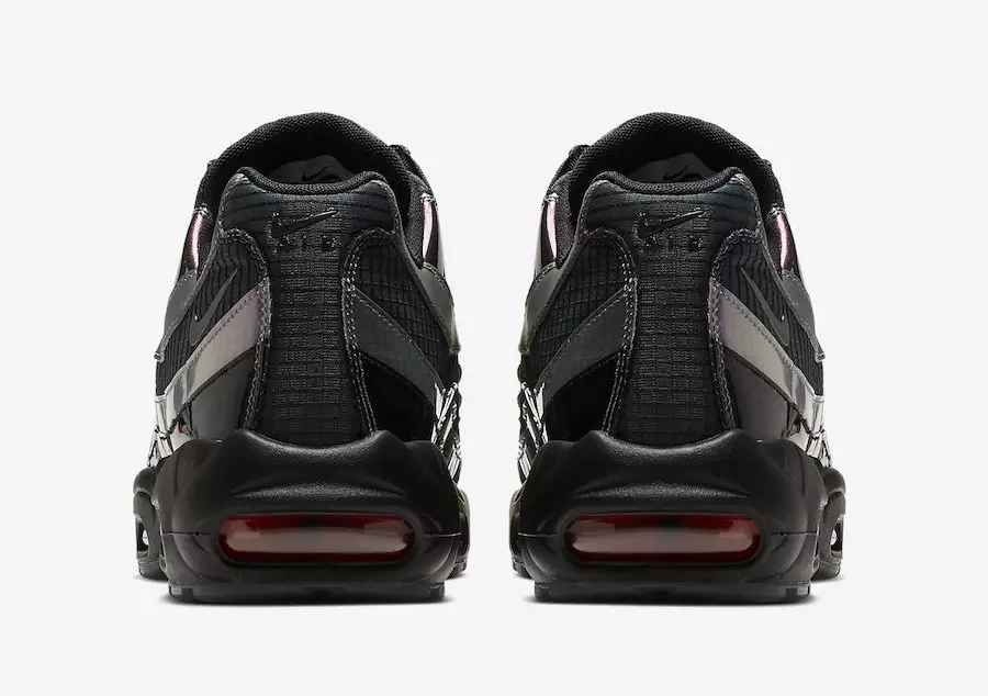 Nike Air Max 95 Black Ember Glow Gri închis AO2450-001 Data lansării