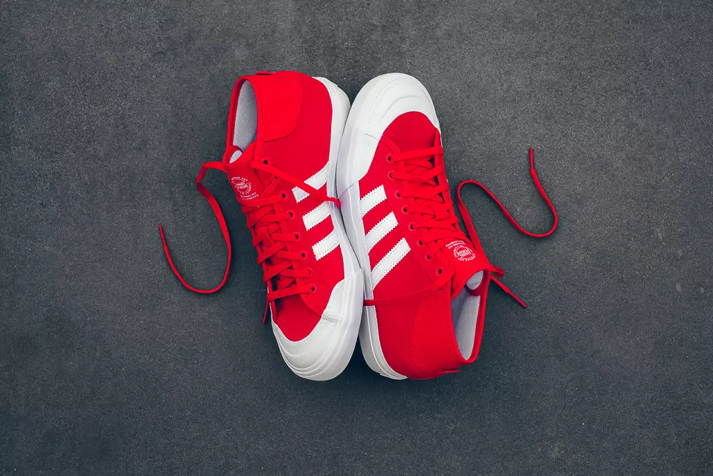 Adidas Skateboarding Matchcourt Mid “Scarlet Red”