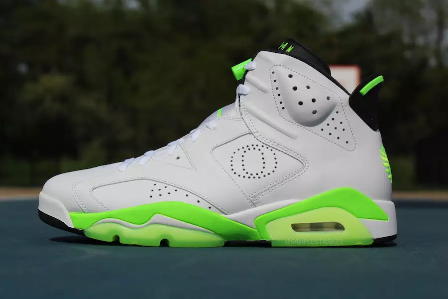 Biała gorąca kaczka Air Jordan 6s