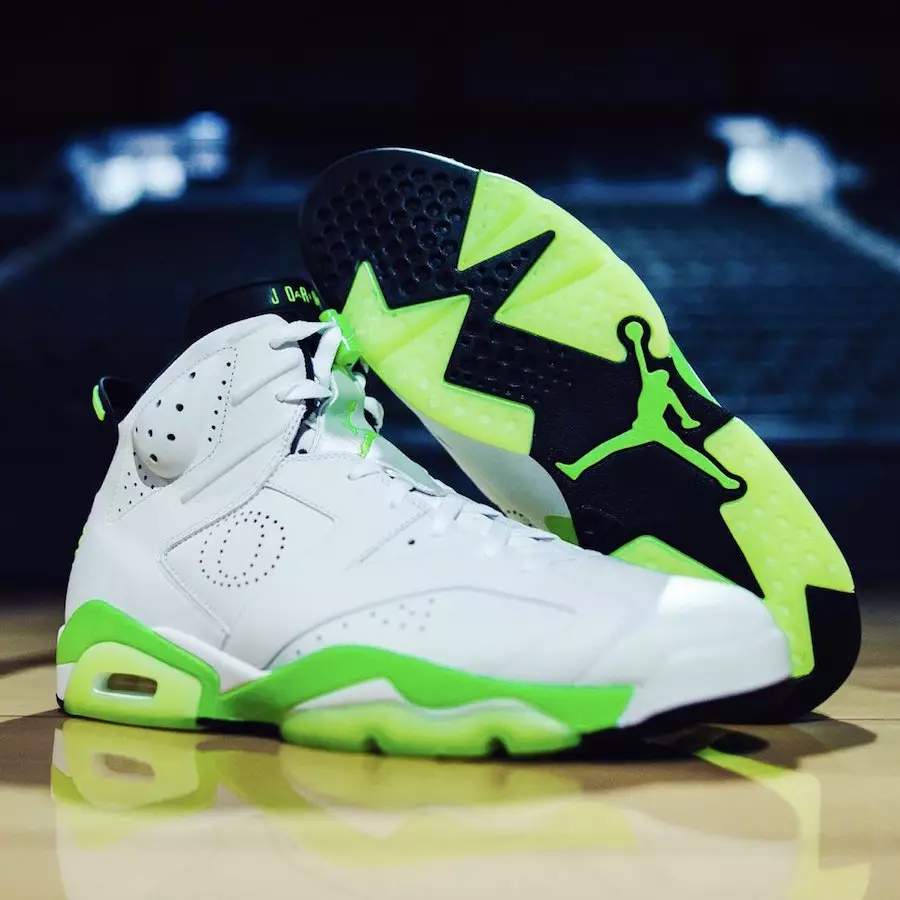 Air Jordan 6 Oregon Ducks жіночі PE