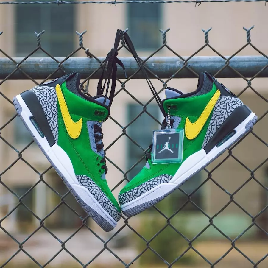 Oregon Bata Air Jordan 3 Tinker