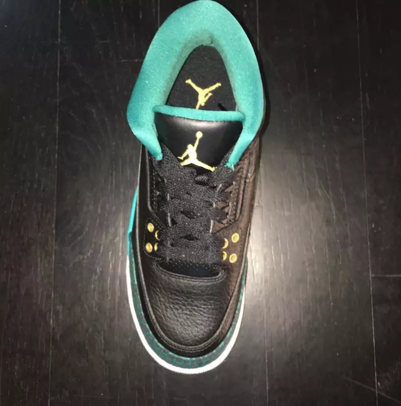 Air Jordan 3 GS Black Teal Gold 441140-018