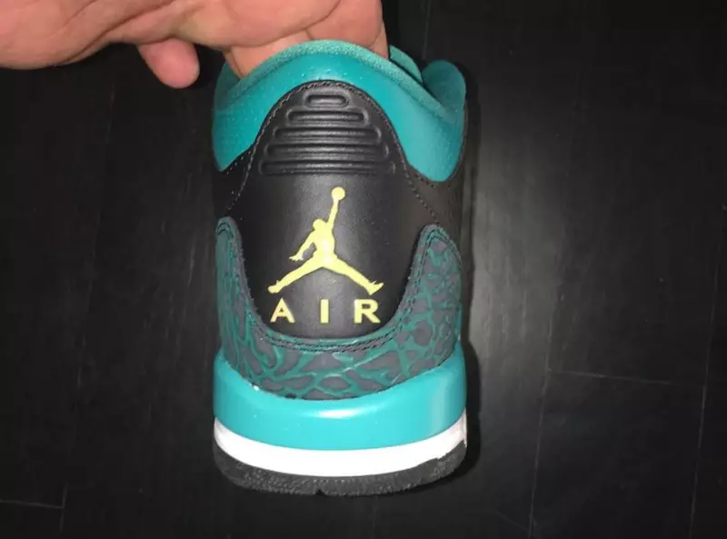 Air Jordan 3 GS Negre Teal Or 441140-018