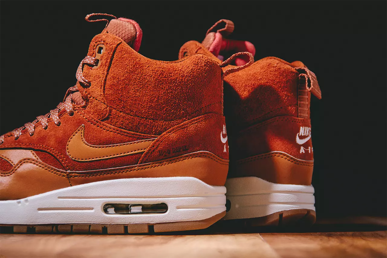 کفش ورزشی نایک WMNS Air Max 1 Mid Sneakerboot Caramel Brown