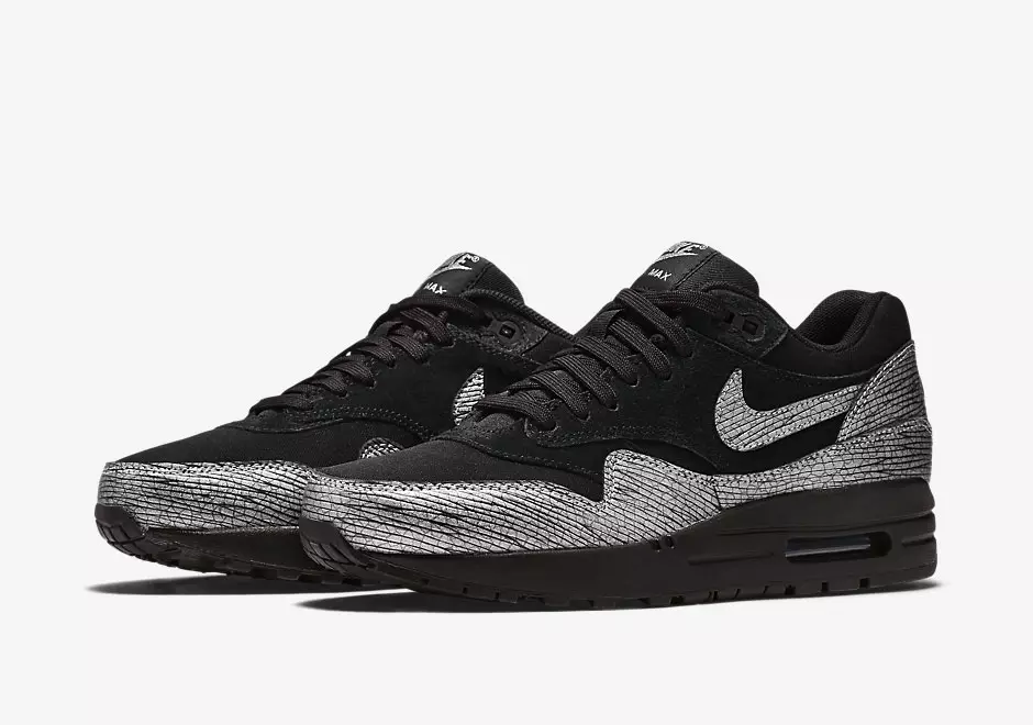 Nike Air Max 1 PRM metallisk sølv