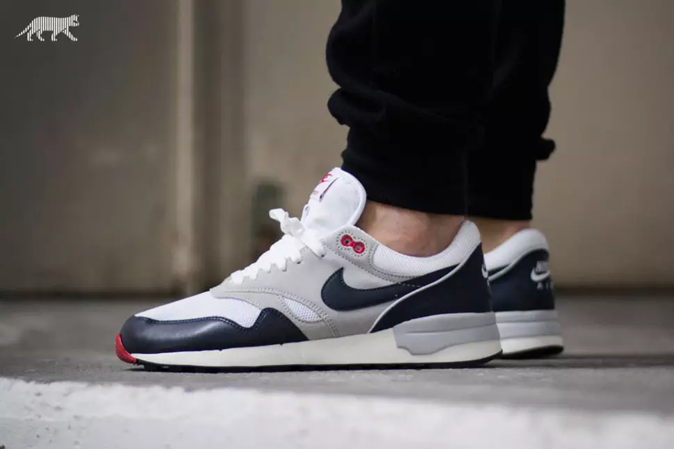 Nike Air Odyssey OG Ак Обсидиан Боз Кызыл