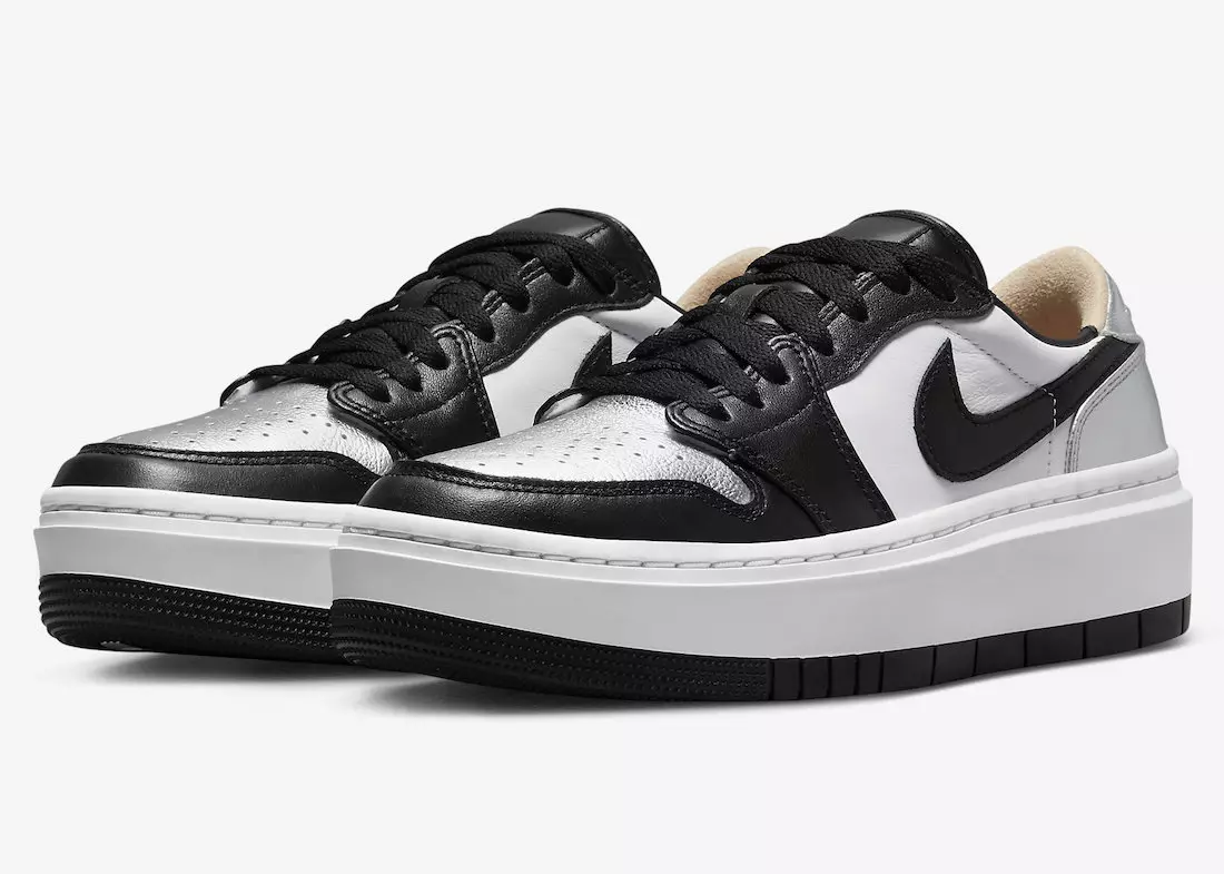 Tarehe ya Kutolewa ya Air Jordan 1 Elevate Low Silver Toe DQ8561-001