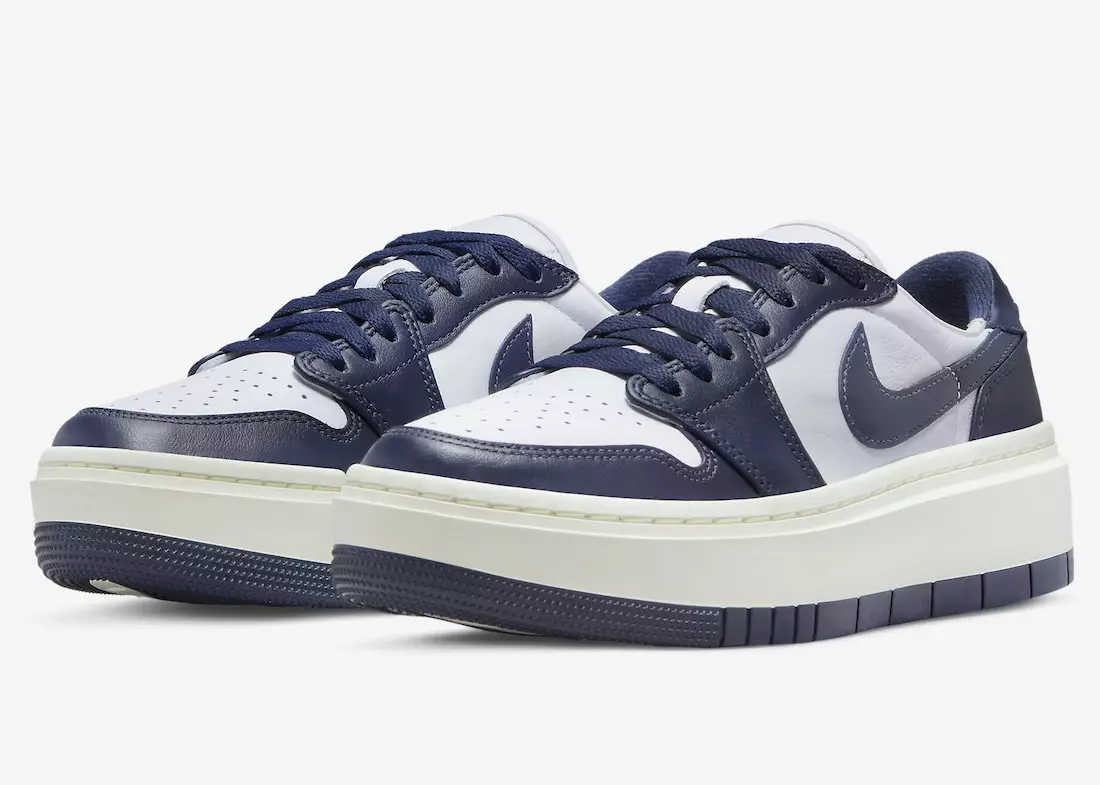 Air Jordan 1 Elevate Low Midnight Navy DH7004-141 ထုတ်ဝေသည့်ရက်စွဲ