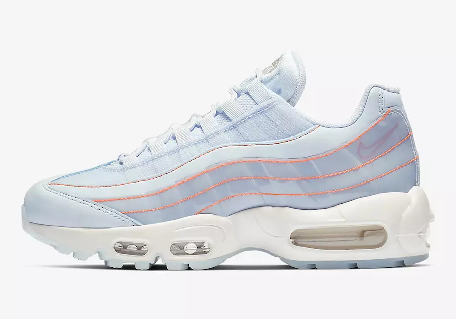 Nike Air Max 95 irrotettava läpinäkyvillä päällisillä