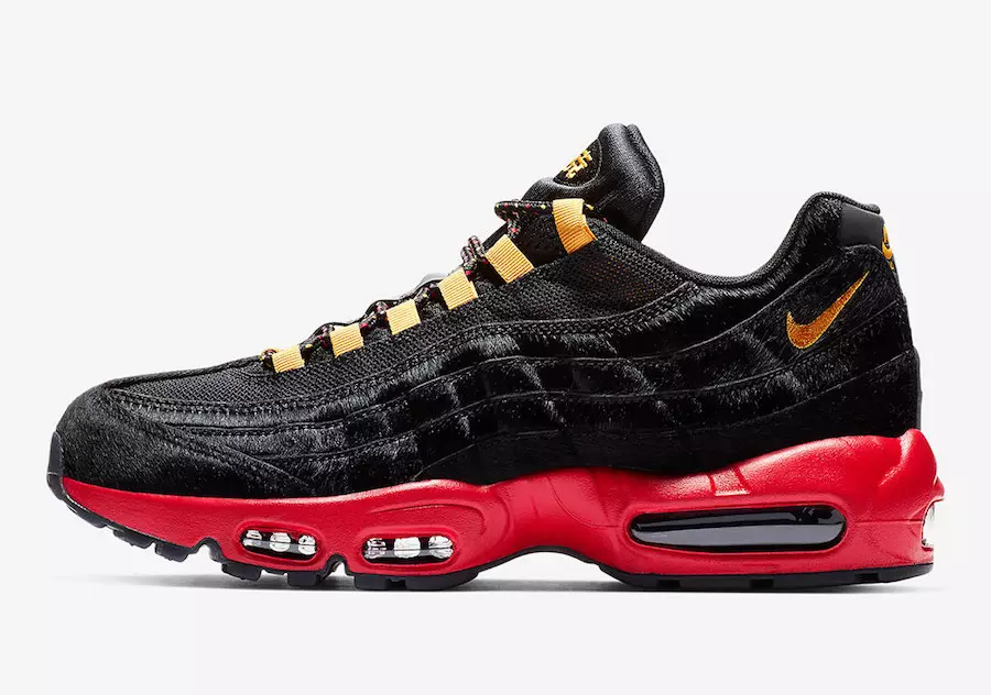 Nike Air Max 95 CNY כינעזיש ניו יאָר CI0228-067 מעלדונג טאָג