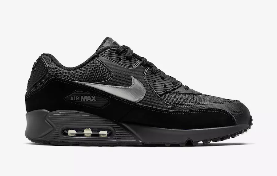 Nike Air Max 90 Black Silver AJ1285-023 Chiqarilgan Sana