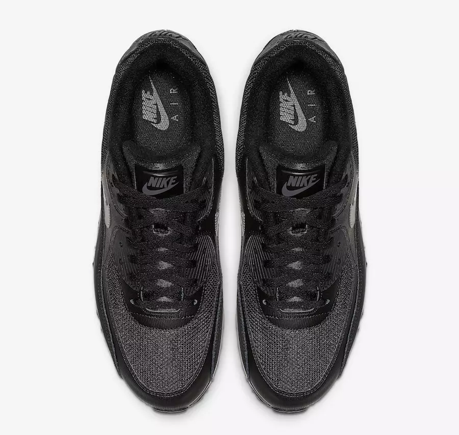 Nike Air Max 90 қара күміс AJ1285-023 Шығарылған күні